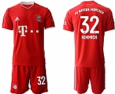 2020-21 Bayern Munich 32 KIMMICH Home Soccer Jersey,baseball caps,new era cap wholesale,wholesale hats